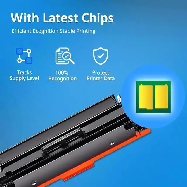 Alt view image 4 of 7 - Ennovor 508X High Yield Toner Cartridge Set (Black Cyan Yellow Magenta)  New Version with Advanced Chip Compatible with HP 508X 508A CF360X CF361X CF362X CF363X Enterprise M553/M577/M552 Series
