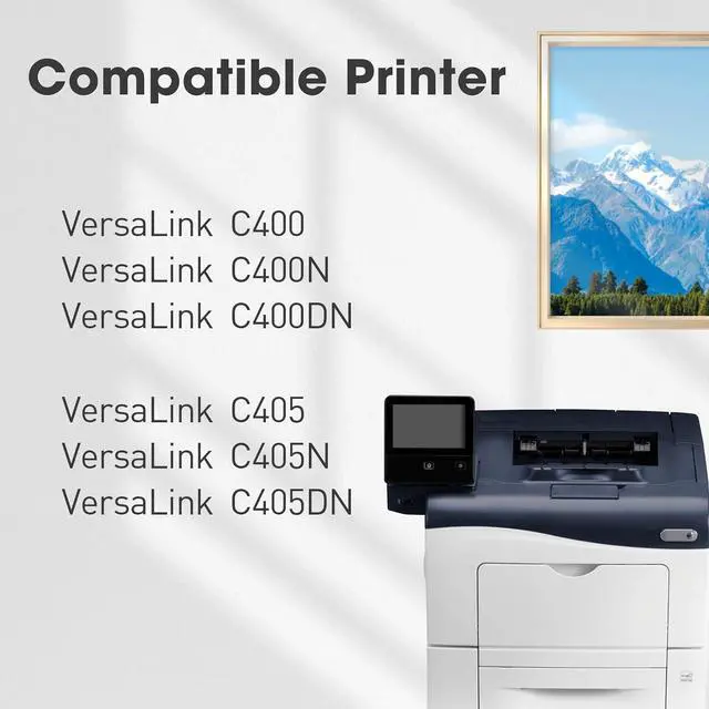 Alt view image 2 of 6 - Ennovor VersaLink C400 C405 Toner Cartridge (Extra High-Yield 10.5K Pages) 106R03524 106R03525 106R03526 106R03527 Replacement for Xerox VersaLink C400 C405 C400N C400DN C405N C405DN Printer Ink