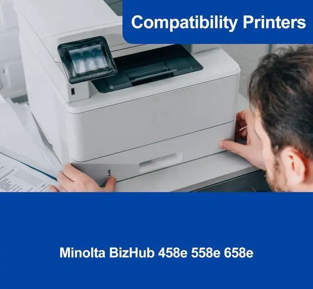 Alt view image 2 of 6 - Ennovor BUEGOO TN516 TN-516 AAJ7030 Black Toner Cartridge Compatible for Minolta bizhub 458e 558e 658e Printer | 1 Pack