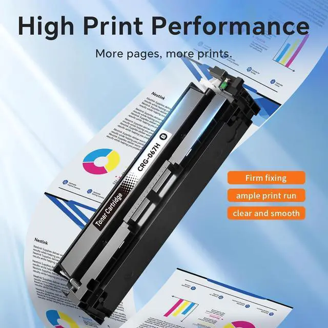 Alt view image 4 of 6 - Ennovor CRG 067H CRG-067 Toner Cartridge Set Replacement for Compatible Canon 067H Compatible for Color ImageClass MF656Cdw LBP632Cdw MF654Cdw MF653Cdw LBP633Cdw Printer (5 Pack)
