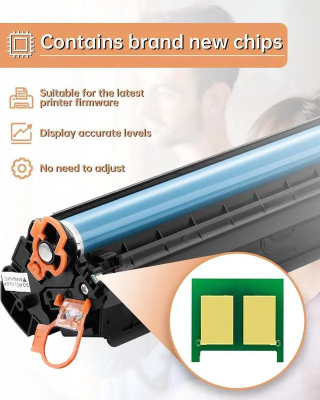 Alt view image 4 of 7 - Ennovor 210X 210A Toner Cartridges 4 Pack (with Chip) Compatible with HP 210X 210A Toner Cartridges Work for HP Pro 4201dw/4201dn/MFP 4301dw/4301dn/4301fdw Series Printer