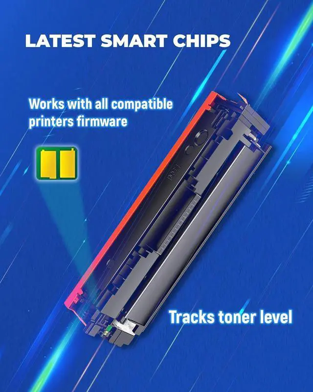 Alt view image 6 of 7 - Ennovor 410X Toner Cartridges 4 Pack High Yield Replacement for HP 410X 410A Color Pro M452dn M452dw M452nw MFP M477fdn M477fdw M477fnw Printer | CF410X CF411X CF412X CF413X