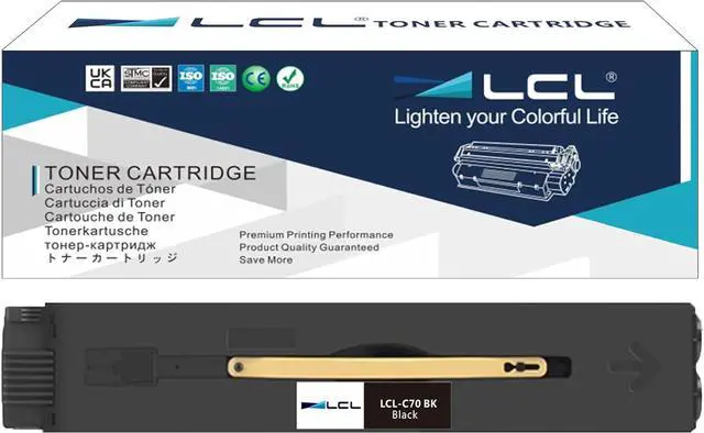 Main image of Ennovor LCL Compatible Toner Cartridge Replacement for Xerox Color C60 C70 EC70 006R01655 High Yield Color C60 C70 (1-Pack Black)