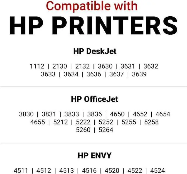 Alt view image 6 of 6 - Ennovor VersaInk-Nano HP 63 MXL Titan-Magnetic Black & Color 2-Pack - Replaces HP 63 and 63 XL, Works with HP DESKJET 1112,2130,3630,OFFICEJET 3830,4650,5200,Envy 4510,4520
