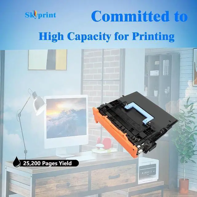 Alt view image 3 of 7 - Ennovor 147X Black Toner Cartridge with New Chip Compatible with HP W1470X Toner for use with HP Enterprise M610 M611 M612 M634 M635 M636 Printer
