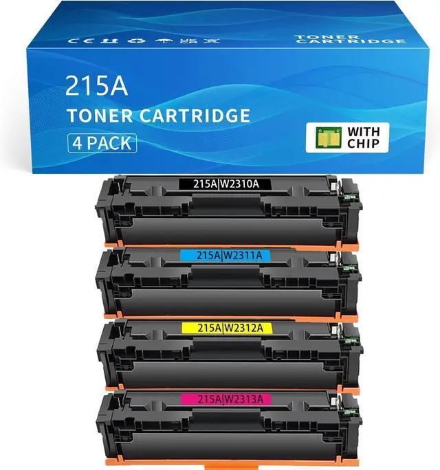 Main image of Ennovor Compatible for HP 215A Toner Cartridges 4 Pack W2310A W2311A W2312A W2313A Toner for HP Color Laserjet Pro MFP M183fw M182nw Toner Cartridges
