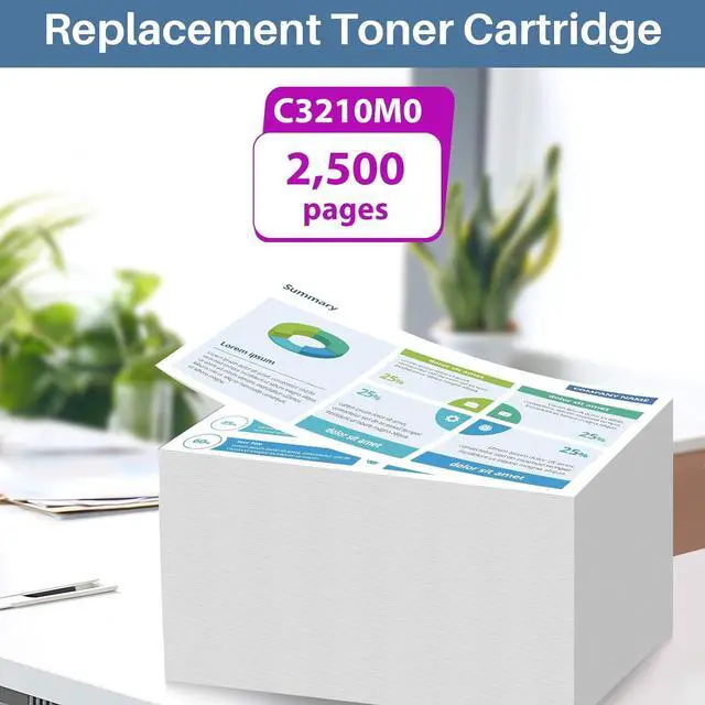 Alt view image 4 of 7 - C3210M0 for Lexmark MC3224 MC3326 MC3426 Toner Cartridges,2500 Pages High Capacity Ink Cartridge Replacemen MC3326i MC3224i C3224dw C3326dw MC3224dwe MC3224adwe MC3326adwe MC3426 Printer (Magenta)