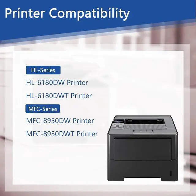 Alt view image 2 of 7 - TN780 High Yield Toner Cartridge and DR720 Drum Unit Replacement for Brother DR-720 TN-780 to use with HL-6180DW HL-6180DWT MFC-8950DW MFC-8950DWT Printer (2 Toners, 1 Drum Unit, 3-Pack)