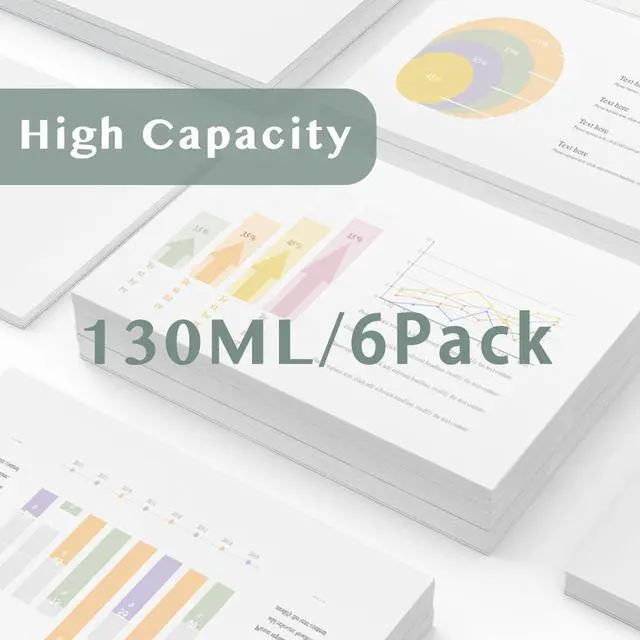 Alt view image 4 of 6 - PFI-120 Ink Tank Bundle 130ml PFI120 Ink 5-Pack Replacement for Canon PFI-120 Ink Cartridges for imagePROGRAF TM-200 TM-205 TM-300 TM-305 (PFI-120MBK PFI-120BK PFI-120C PFI-120M PFI-120Y)