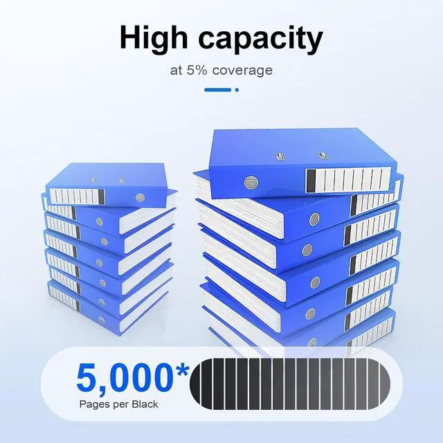 Alt view image 3 of 6 - 305X Black High-Yield Toner Cartridge 2BK | Replacement for HP 305X Toner 305A Works with Laser Pro 300 Color M351a MFP M375nw Laser Pro 400 Color M451dn M451dw M451nw MFP M475dn M475dw | CE410XD