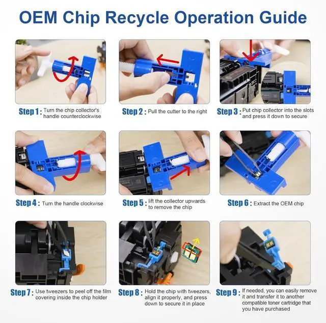 Alt view image 2 of 7 - 218X W2180X Black Toner Cartridge (No Chip) Replacement for HP 218A 218X W2180A W2180X Black Toner Cartridges Compatible with HP Color Pro MFP 3301fdw 3301cdw 3201dw 3301sdw Printer - 2 Black