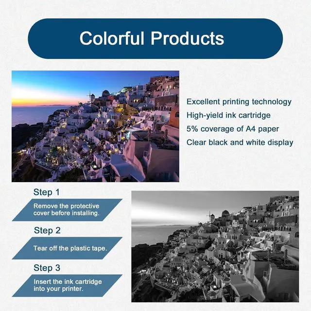 Alt view image 4 of 7 - 964XL 968 XL Ink Cartridges Replacement for HP 964 XL 968xl Ink Cartridges Work for HP 964 968XL OfficeJet Pro 9010 9020 9025 PRO 9020 9025 9010 9020 9015 9019 9025 Printers