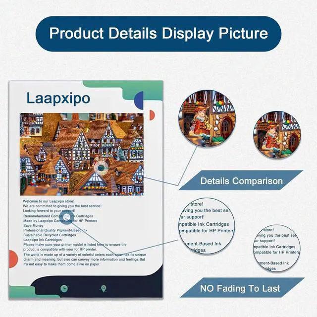 Alt view image 2 of 7 - 964XL 968 XL Ink Cartridges Replacement for HP 964 XL 968xl Ink Cartridges Work for HP 964 968XL OfficeJet Pro 9010 9020 9025 PRO 9020 9025 9010 9020 9015 9019 9025 Printers