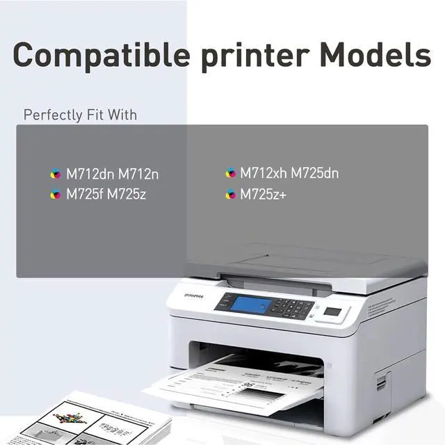 Alt view image 2 of 5 - Ennovor Compatible Toner Cartridge Replacement for HP 14X Black High-Yield Toner Cartridge CF214X CF214A 14A for Laserjet Enterprise 700 M712DN M712N M712XH M725Z+ MFP M725DN M725F (Black, 1-Pack)