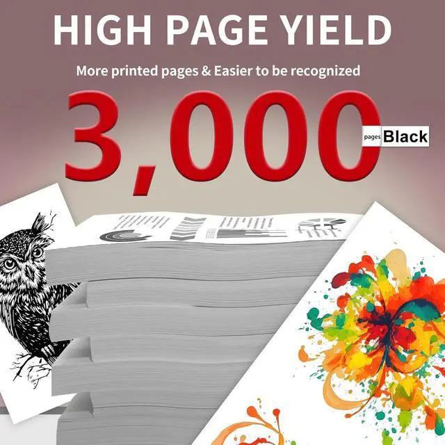 Alt view image 3 of 6 - 1 Pack of 055 CRG-055 3016C001 Black Toner Cartridge High Yield 3,000 Pages with Chip CRG-055 Compatible for Canon Color ImageClass MF740 Series MF740C i-SENSYS LBP660 Series MF740 Series Printer