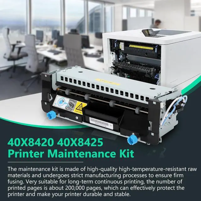 Alt view image 5 of 7 - Ennovor 40X8420 40X8425 Fuser Maintenance Kit Compatible with Lexmark MS810/ MS811 / MS812 / MX710 / MX711 / MX810 / MX811 / MX812 Printers Includes 40X7743 Fuser (110V)