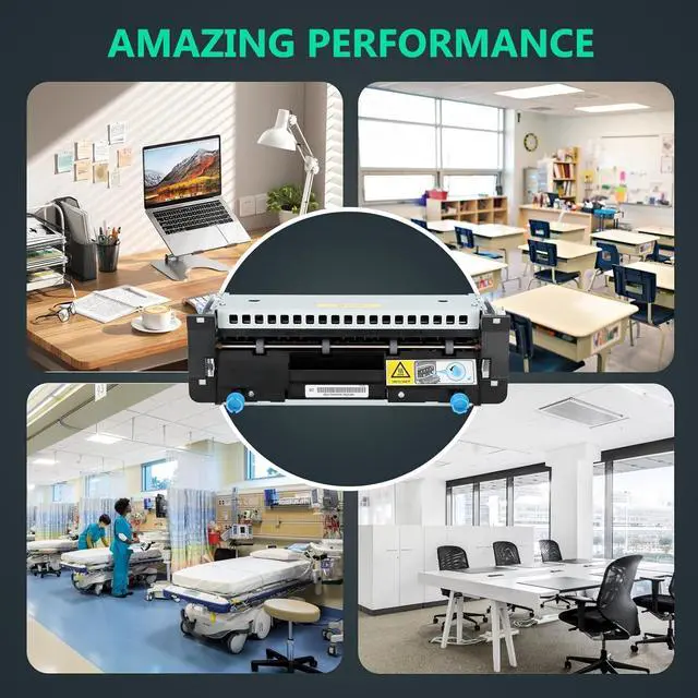 Alt view image 7 of 7 - Ennovor 40X8420 40X8425 Fuser Maintenance Kit Compatible with Lexmark MS810/ MS811 / MS812 / MX710 / MX711 / MX810 / MX811 / MX812 Printers Includes 40X7743 Fuser (110V)