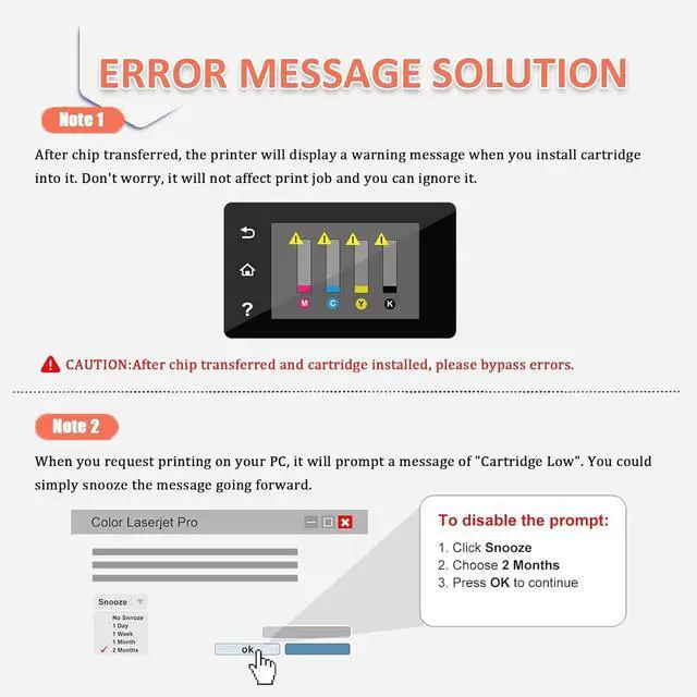 Alt view image 7 of 7 - Ennovor 216A Toner Cartridges Replacement for HP 216A W2410A W2411A W2413A W2412A Toner Cartridge Compatible for HP Laserjet Pro M155a M155nw M155dw M182nw M182n Printers, 4 Pack(KCMY)