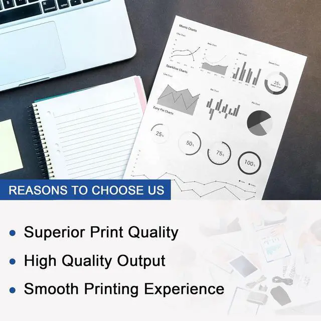 Alt view image 5 of 7 - TN850 Replacement for Brother TN-850 TN 850 TN850 High Yield Toner Cartridges for HL-L6200DWT L6200DW L5200DW L5100DN MFC-L5800DW L5700DW L6700DW L6800DW 2 Black