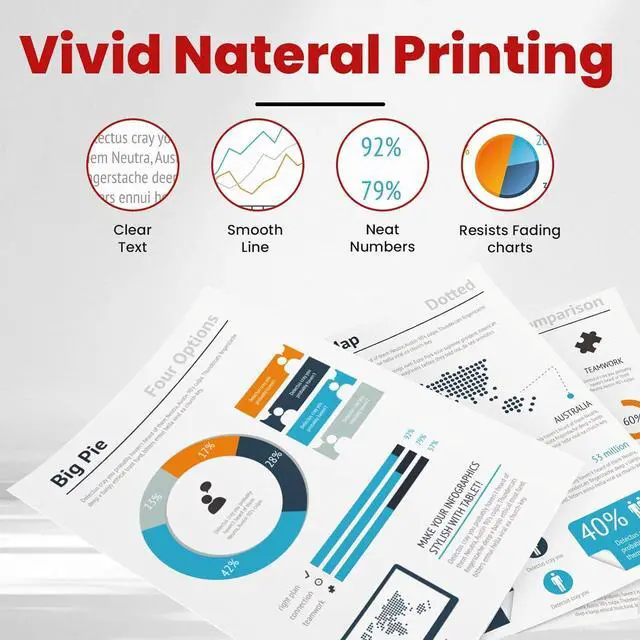 Alt view image 5 of 7 - Ennovor GPR-53 Toner Cartridge  Black Cyan Magenta Yellow 4-Pack GPR53 Toner Replacement for Canon GPR-53 Toner Cartridges for ImageRunner Advance C3325i C3330i C3520i C3525i Printer Ink