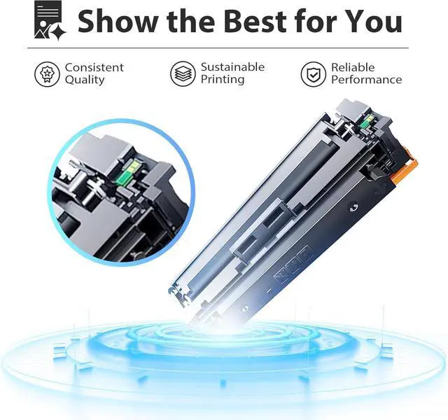 Alt view image 5 of 7 - Ennovor 304X Toner Cartridge 4 Pack High Yield Replacement for HP 304X Black Cyan Magenta Yellow Toner Cartridge Color CP2025 CP2025n CP2025dn CP2025x MFP CM2320n CM2320fxi CM2320nf Printer