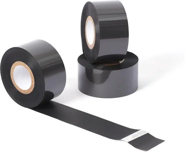Main image of 40 Rolls Date Coding Foil/Ribbon, 1.18'' x 328' (30mm x 100m) Black Thermal Transfer Hot Stamping Ribbon/Foil, Prints Dark Clear and Durable Images (Dates, Batch No) on Various Packages and Labels