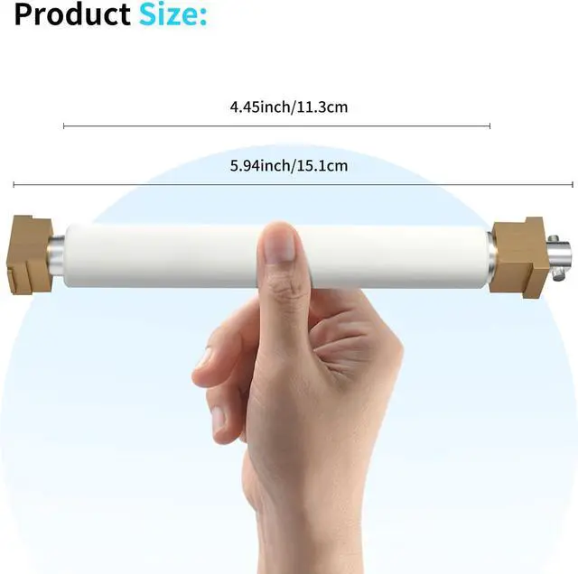 Alt view image 2 of 6 - P1058930-080 Kit Platen Roller Replacement for Ze bra ZT410 ZM400 ZT411 Label Printer Transfer 203dpi 300dpi 600dpi 79815M Platen Rollers Kit (1)