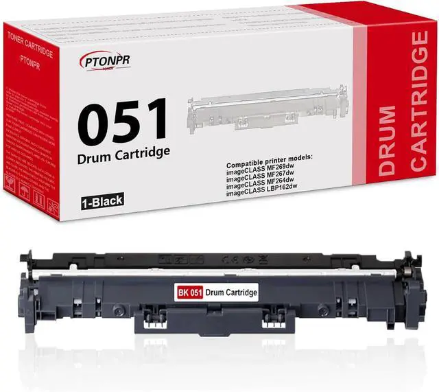 Main image of Ennovor 051 Drum Cartridge 1-Pack Replacement for Canon CRG051 Drum Cartridge Unit for imageCLASS MF269dw MF267dw MF264dw LBP162dw Laser Printer