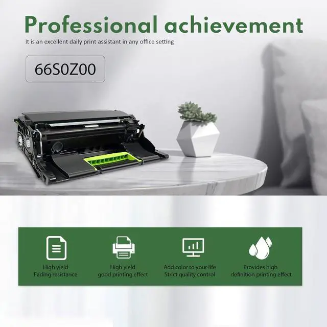 Alt view image 5 of 6 - Ennovor 66S0Z00 Imaging Unit (1-Pack) Replacement for Lexmark 66S0Z00 Black Imaging Unit Work for MX632adwe, MX532adwe, MS632dwe, MS631dw, MS531dw, XM3350, M3350 Printer [75,500 Pages]