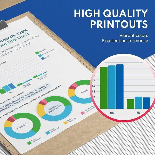 Alt view image 4 of 7 - 4 Pack 201A Toner Cartridge Set with Chip Replacement for Color Pro M252dw Pro M252n Pro MFP M277n Pro MFP M277dw Pro MFP M277c6 Pro MFP M274n Black Yellow Cyan Magenta