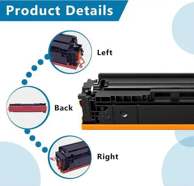 Alt view image 4 of 7 - 130A CF350A Toner Cartridge Replacement for HP 130A CF350A CF351A CF352A CF353A for Laserjet Pro Color MFP M177fw M176n M177 M176 Printer (1 Black, 1 Cyan, 1 Magenta, 1 Yellow)