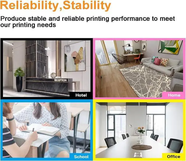 Alt view image 5 of 7 - Run Star 2 Packs T902XL 902XL Yellow Remanufactured Ink Cartridge Replacement for Epson T902XL 902XL use for EPSON Workforce Pro WF-C5210 WF-C5290 WF-C5710 WF-C5790 Printer (2 Yellow)