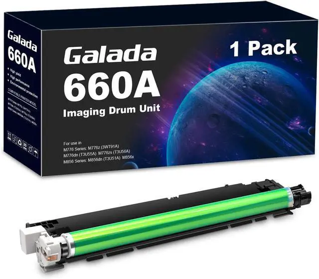 Main image of Galada Remanufactured 660A Drum Unit Replacement for HP 660 A W2004A for Enterprise M751 Series, M776 Series, M856 Series Printer (Black,1Pack)
