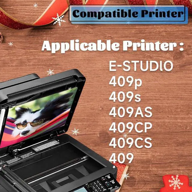 Alt view image 2 of 7 - OD409WNR Drum Unit Compatible for Toshiba OD409WNR Drum Work with E-Studio 409p 409s 409A S409CP 409CS 409 Printer 2 Drum Unit