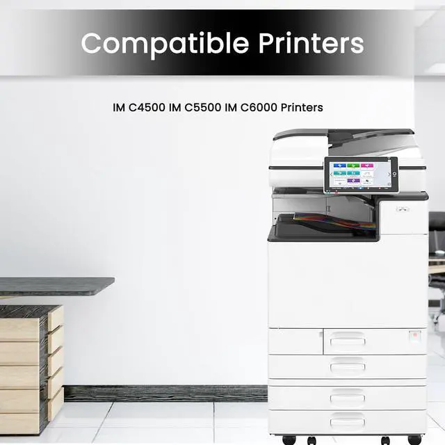 Alt view image 2 of 6 - IM C4500 IM C6000 IM C5500 Toner Cartridge Replacement for Ricoh IMC4500 IMC6000 842279 842280 842281 842282 for Savin Lanier IM C4500 IM C5500 IM C6000 Printers, 4 Pack IM C4500 Toner Cartridges
