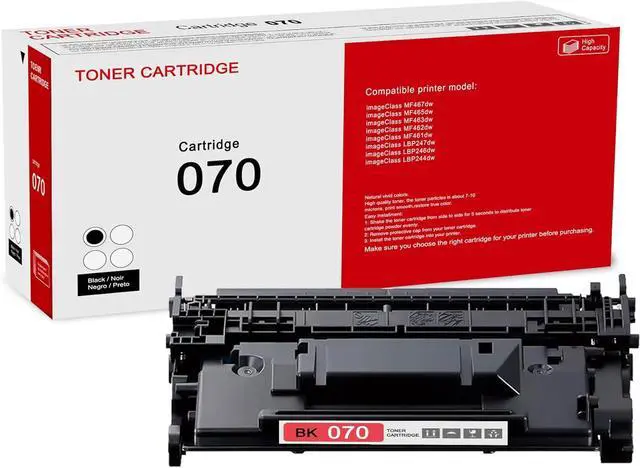 Main image of 1 Pack 070 5639C001 Black Toner Cartridge 070 5639C001 Compatible 5639C001 Replacement for Canon imageClass MF467dw MF465dw MF463dw MF462dw MF461dw LBP247dw LBP246dw LBP244dw Printer