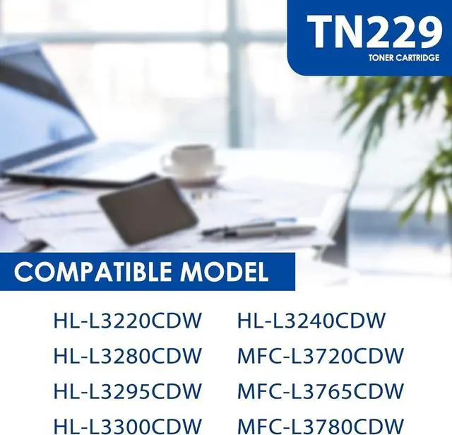 Alt view image 2 of 7 - TN229 TN-229XL MFC-L3780CDW Toner Cartridge: Replacement for Brother TN229C/M/Y TN 229 TN-229 TN229XL Toner to Work with HL-L3220CDW MFC-L3720CDW HL-L3280CDW Printer, 3 Pack