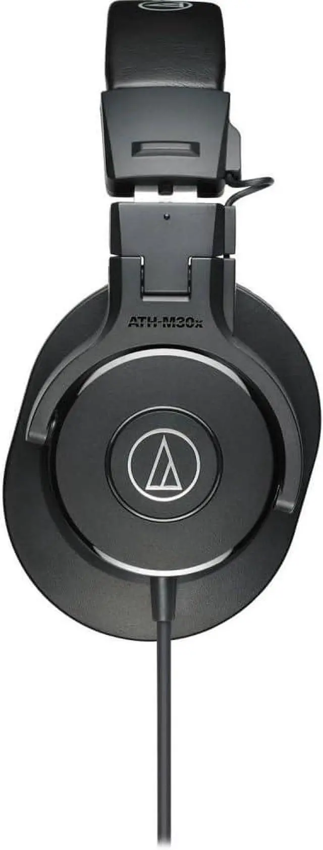 Alt view image 2 of 6 - Audio-Technica ATH-M30x Professional Monitor Headphones | Black Bundled with Over The Ear Headphones Stand + Cleaning Cloth (3 Items)