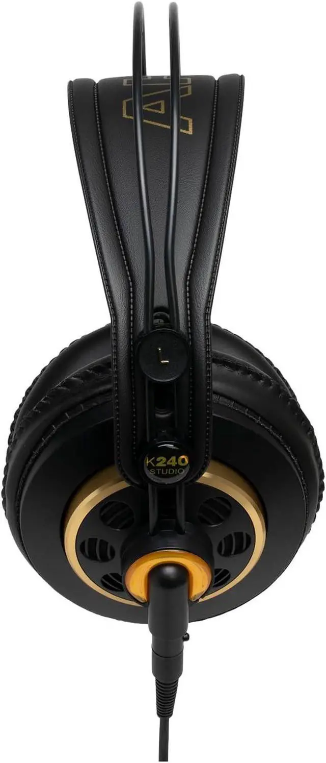 Alt view image 3 of 7 - AKG K240STUDIO Semi-Open Studio Headphones | XXL transducers with Varimotion diaphragms and 55 Ohm impedance for mixing, mastering and playback