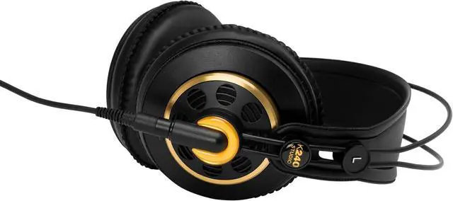 Alt view image 5 of 7 - AKG K240STUDIO Semi-Open Studio Headphones | XXL transducers with Varimotion diaphragms and 55 Ohm impedance for mixing, mastering and playback