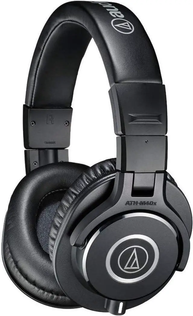 Alt view image 2 of 7 - Audio-Technica ATH-M40x Professional Studio Monitor Headphone, Black (AUD ATHM40X)