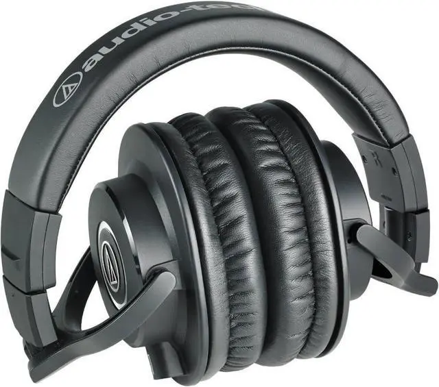 Alt view image 4 of 7 - Audio-Technica ATH-M40x Professional Studio Monitor Headphone, Black (AUD ATHM40X)