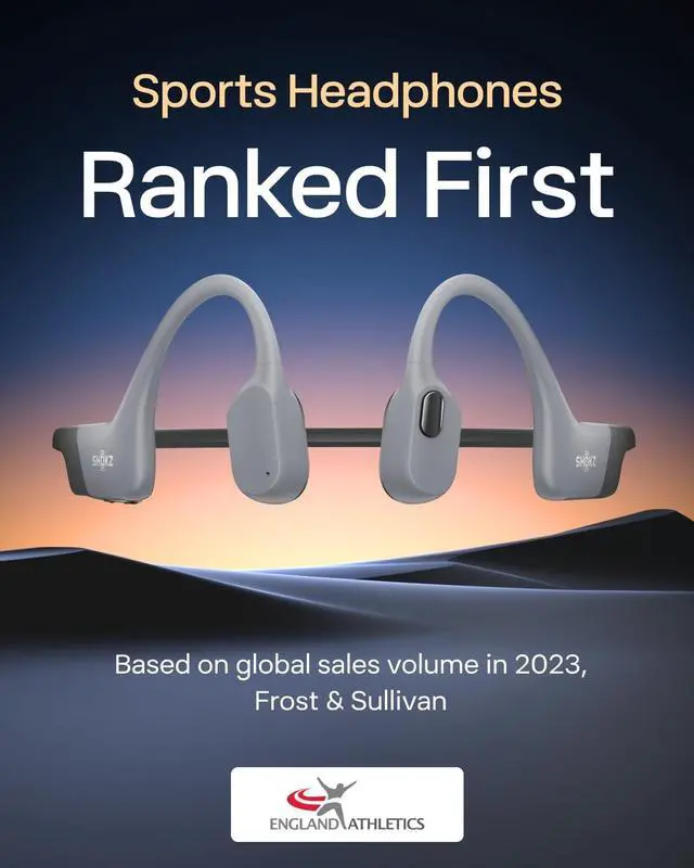 Alt view image 2 of 7 - SHOKZ OpenSwim Pro - Open-Ear Bluetooth & MP3 Bone Conduction Sport Headphones, Swimming Headphones, IP68 Waterproof, Grey