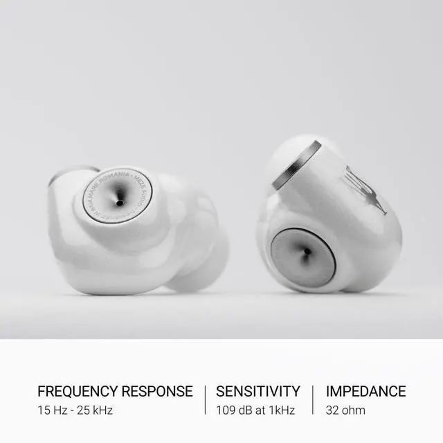 Alt view image 2 of 6 - MEZE AUDIO ALBA | Wired Earbuds in-Ear Monitor Headphones for Audiophiles | USB-C Adapter Included | Smartphone Compatible | Noise Isolating | Ergonomic Metal Chassis