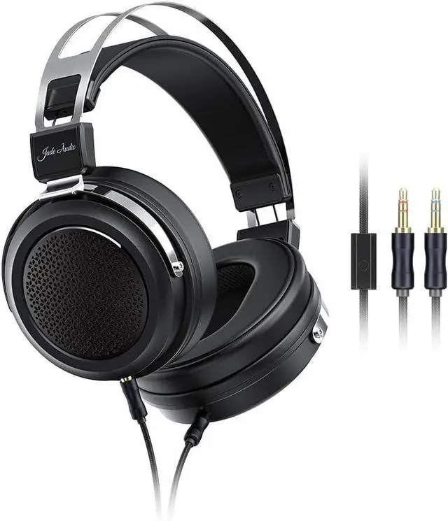 Main image of FiiO JadeAudio JT1 Professional Studio Headphones for Recording Gaming Headset with Microphone, 50mm Diaphragms, Hi-Res Music Studio Headset