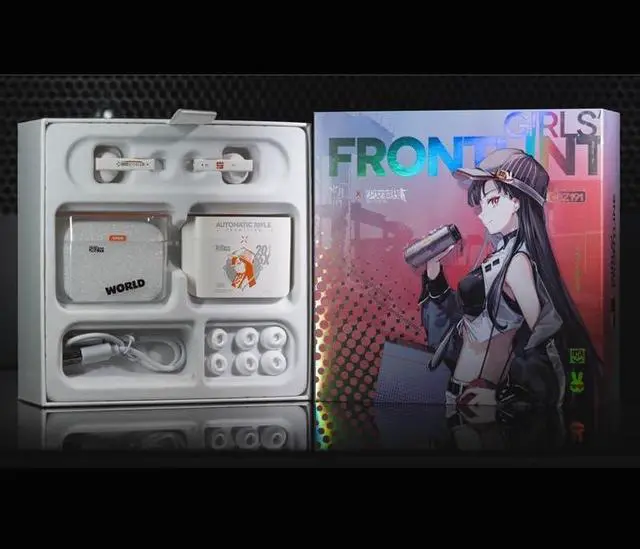 Alt view image 6 of 7 - Moondrop NEKOCAKE Girls Frontline TWS IEMs True Wireless Earphones Support ANC A2DP/AVRCP/HFP/HSP/SBC/AAC Active Noise Canceling Earbuds