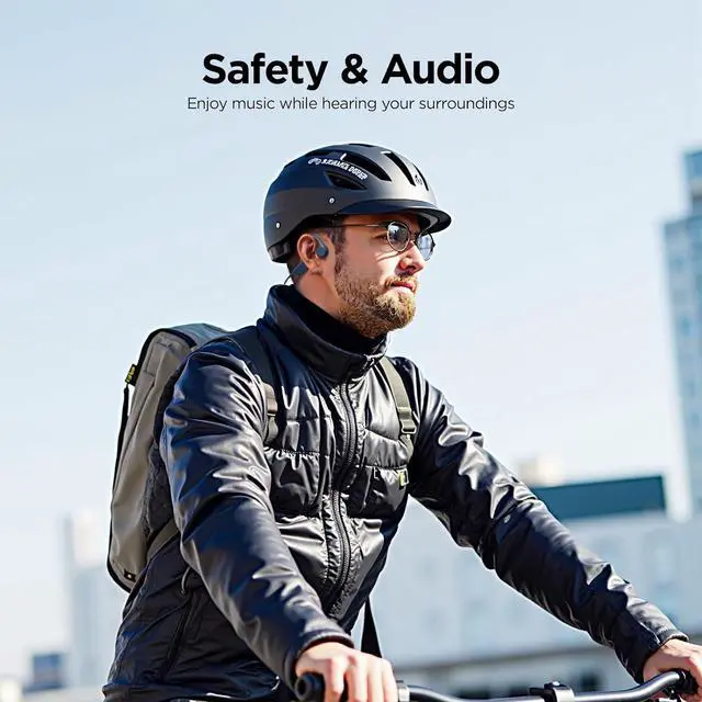 Alt view image 7 of 7 - Sanag B60S Bone Conduction Headphones, Open Ear IPX8 Waterproof Swimming Earphones, Built-in 64GB Memory MP3 Player Headset, Wireless Bluetooth 5.3 Sports Running Cycling Earbuds