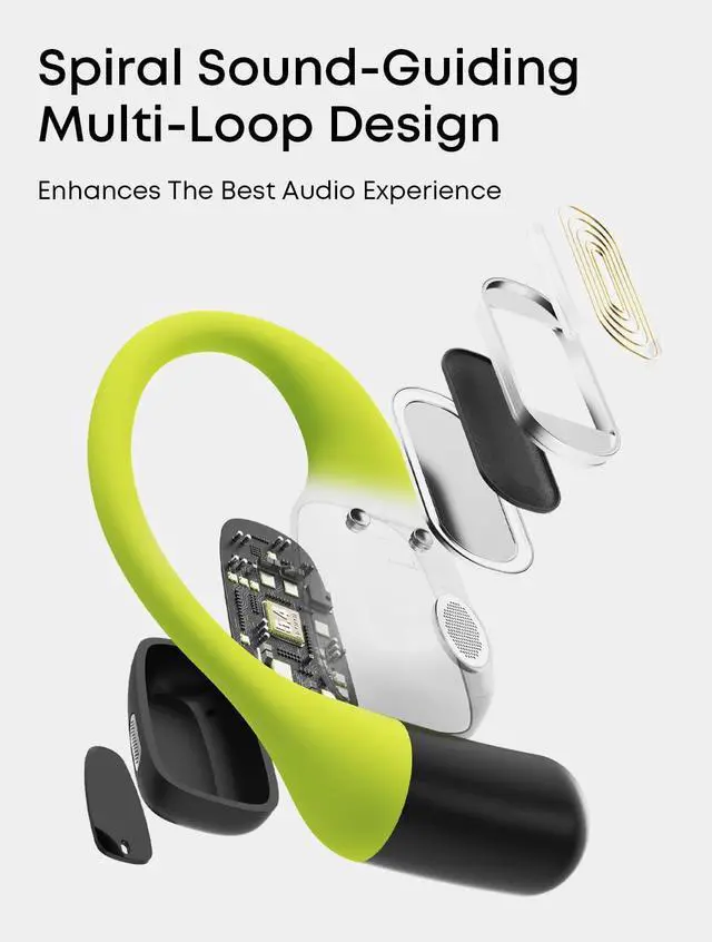 Alt view image 7 of 7 - Langsdom AirWave Pro & AirFit Open Ear Headphones for Running,Workout
