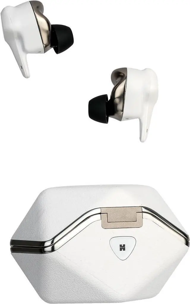 Alt view image 3 of 4 - HIFIMAN SVANAR Wireless Jr Noise Cancelling Bluetooth in-Ear Hi-Fi Earphones with Amplifier Inside, Topology Diaphragm Driver, IPX5 Water/Sweat Resistant, White