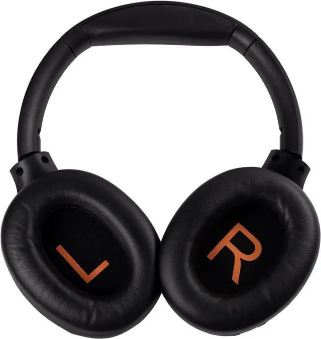 Alt view image 2 of 7 - Outdoor Tech - Orbit Bluetooth Headphones, Black - Over-The-Ear Active Noice Cancelling Headphones - Wired/Wireless for Music, Microphone, Travel, Answering Phone Calls